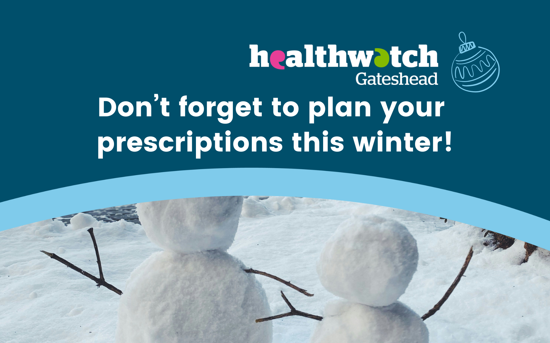 Don't forget to plan your prescriptions this winter!