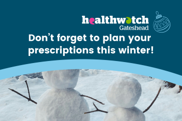 Don't forget to plan your prescriptions this winter!